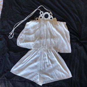 Ramy Brook New York White jelly romper medium